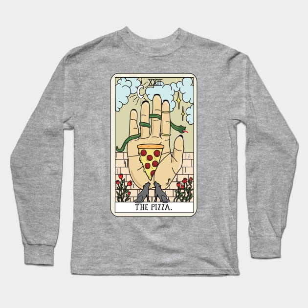 PIZZA READING Long Sleeve T-Shirt by sagepizza
